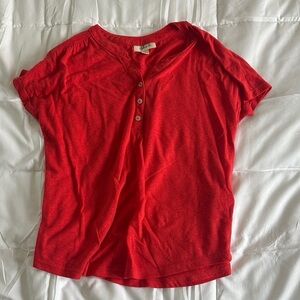 Style & Co Red Shirt